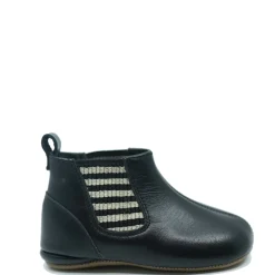PèPè Pepe Black Leather Elastic Bootie Outlet
