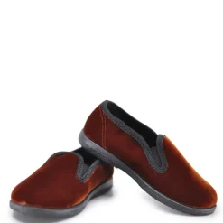 PèPè Pepe Brown Velvet Slip On Shoe Hot
