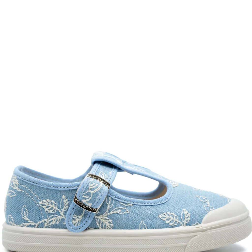 PèPè Pepe Celeste Embroidered T Strap Sneaker Online