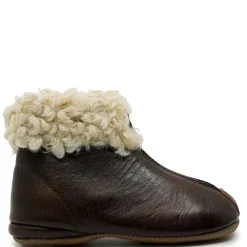 PèPè Pepe Chocolate Shearling Zipper Bootie New