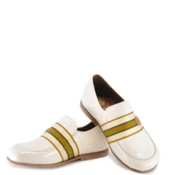 PèPè Pepe Cream Patent Logo Slip On Shoe New