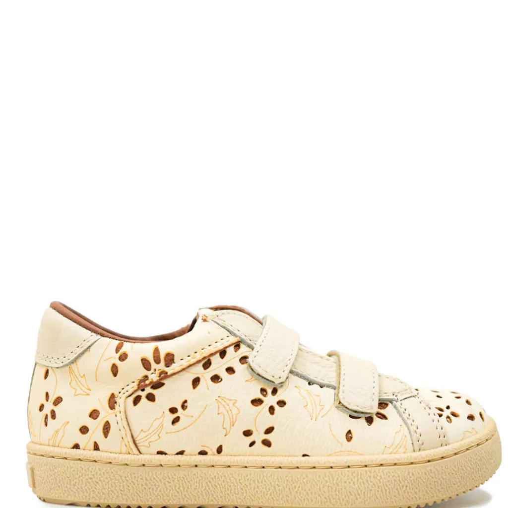 PèPè Pepe Cream Stamped Velcro Sneaker Online