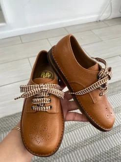 PèPè Pepe Luggage Leather Lace Oxford New
