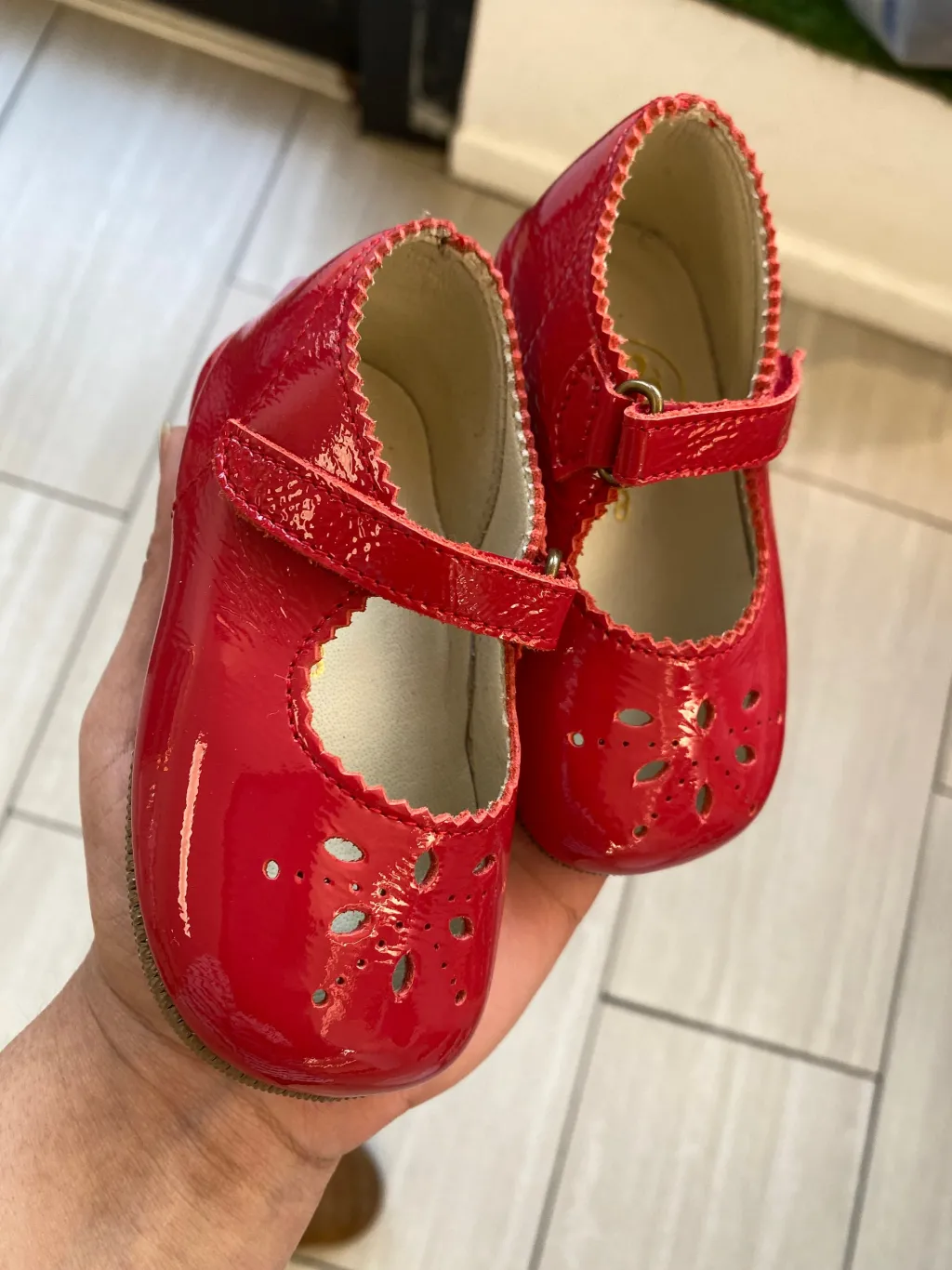 PèPè Pepe Red Patent Baby Mary Jane Fashion