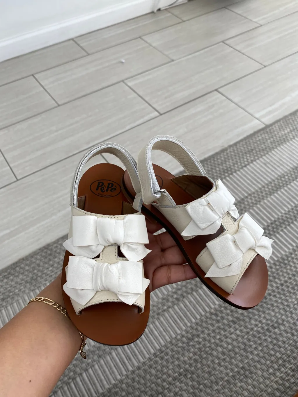 PèPè Pepe Vanilla Double Bow Sandal Fashion