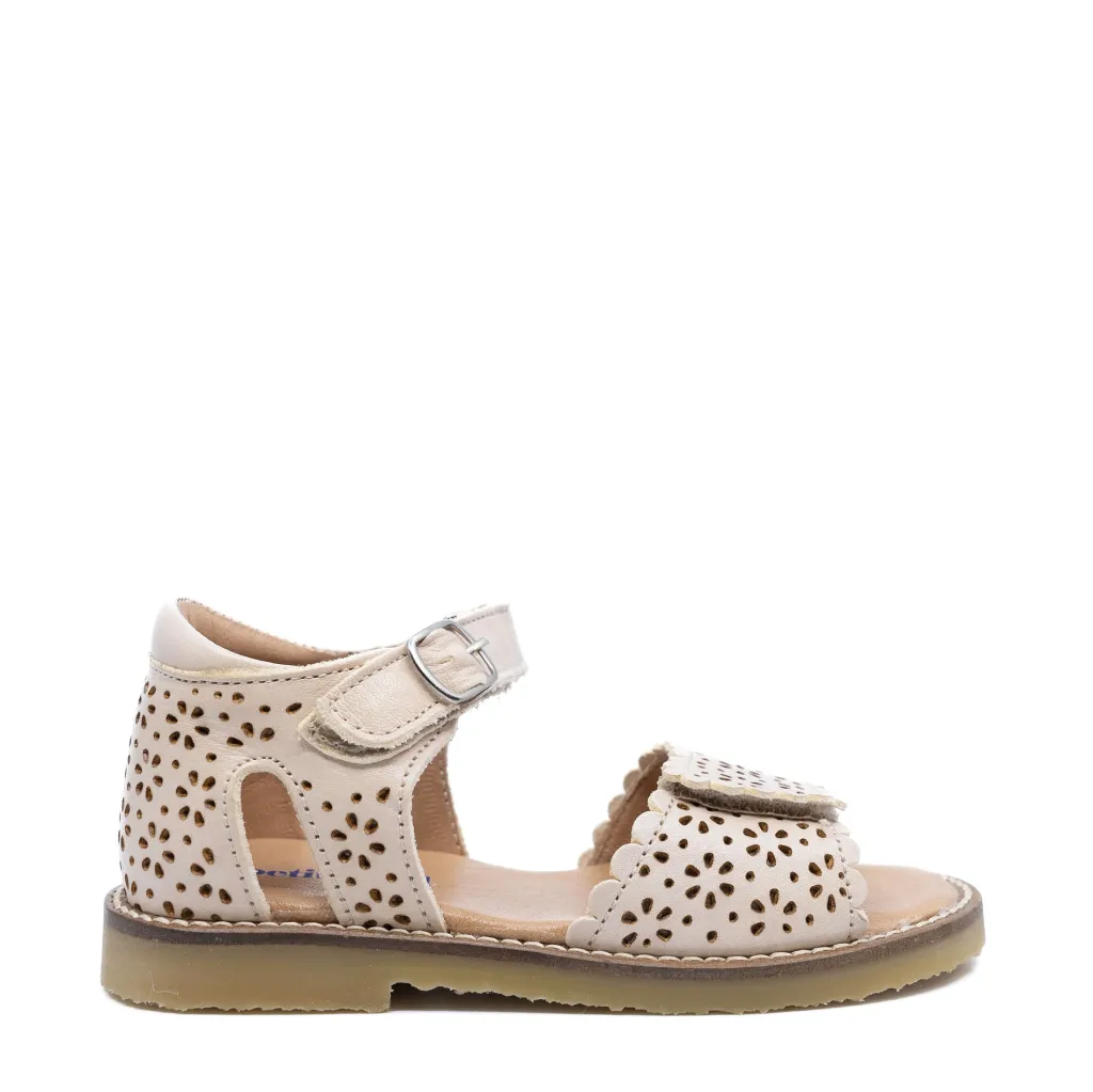Petit Nord Blush Flower Perforated Sandal Best