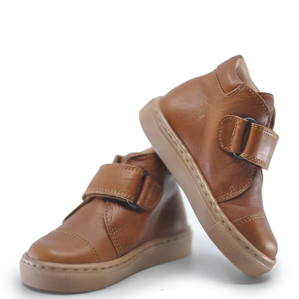 Petit Nord Cognac Velcro Baby Bootie Sale