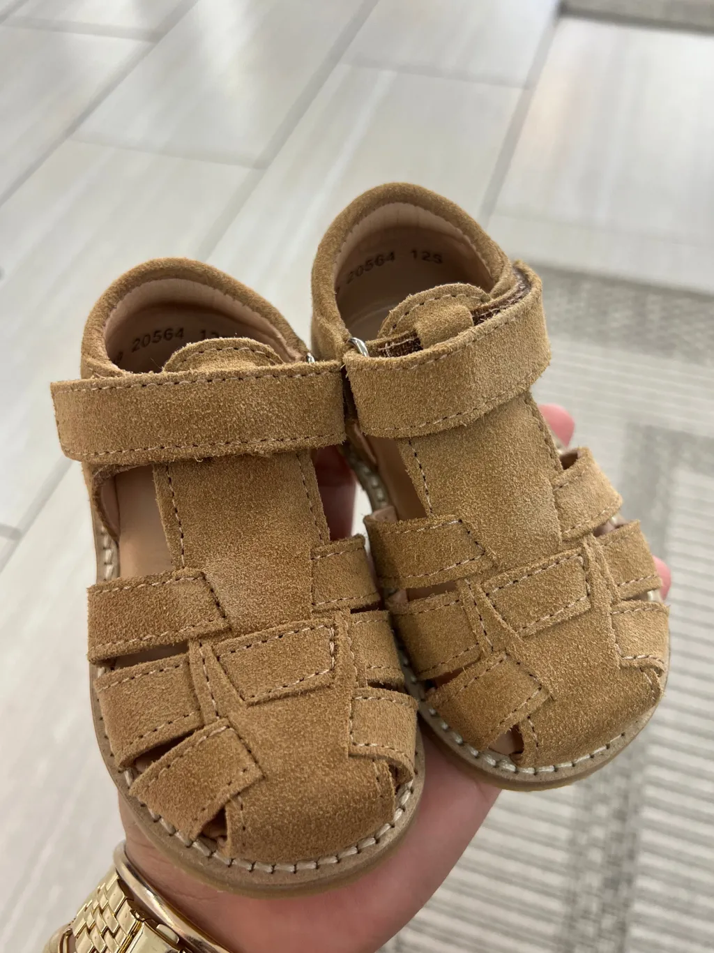 Petit Nord Sahara Suede Baby Sandal Discount