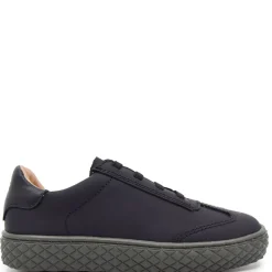 Porte Black and Olive Gum Elastic Sneaker New