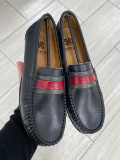 Porte Black Ribbon Loafer Hot