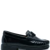 Porte Black Shine Buckle Loafer Sale