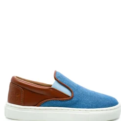 Porte Demin Blue Slip On Sneaker Fashion