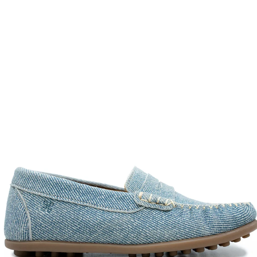 Porte Light Denim Penny Loafer Fashion