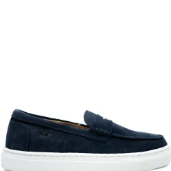 Porte Navy Suede Penny Dress Sneaker Hot