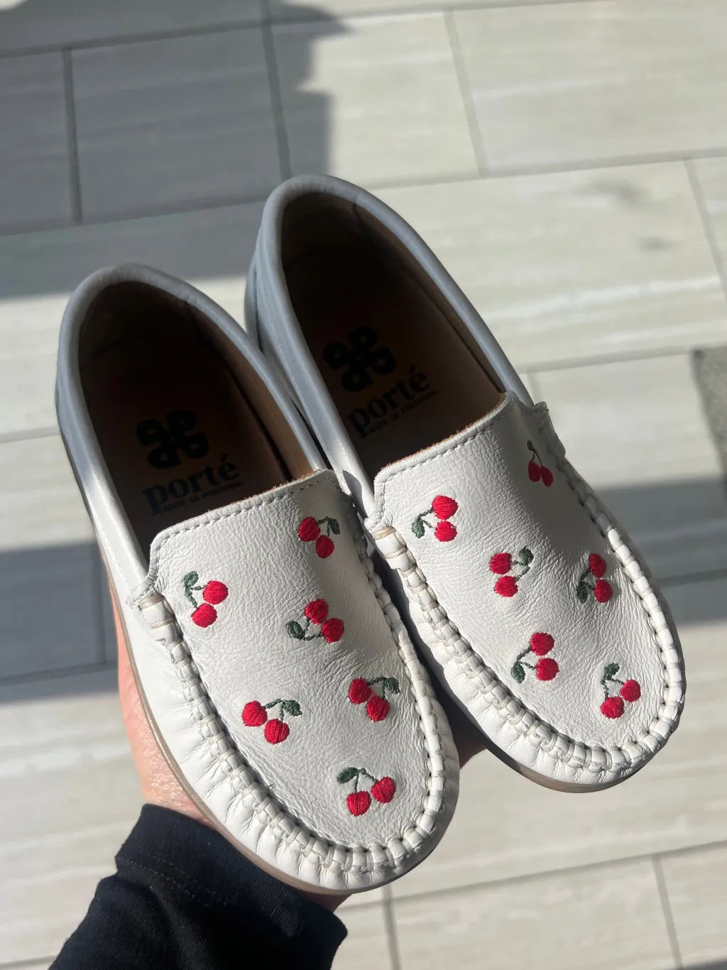 Porte Off White Cherry Loafer Sale