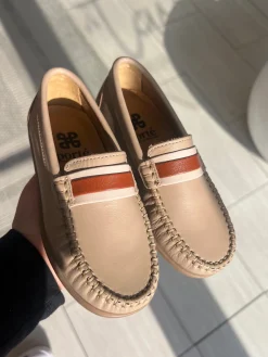 Porte Stone Taupe Ribbon Loafer Hot
