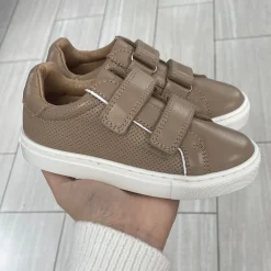 Porte Stone Taupe Velcro Sneaker Best