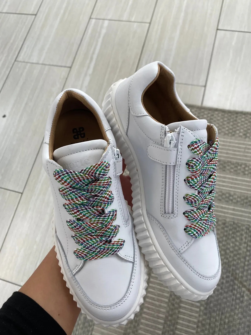 Porte White Rainbow Sneaker Outlet