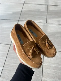 Rondinella Cognac Suede Tassel Loafer Online