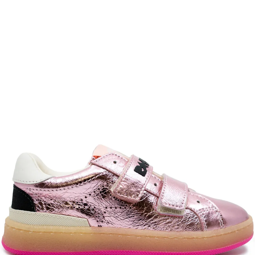 Rondinella Pink Metallic Velcro Sneaker Outlet