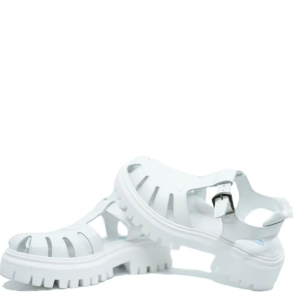 Rondinella White Gladiator Chunky Sandal Online
