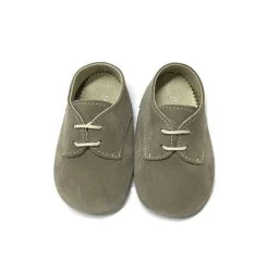 Shoes Le Petit Taupe Lace Pre-walker Shoe Clearance