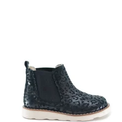 Sonatina Black Leopard Elastic Bootie Sale