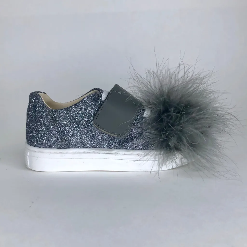 Sonatina Gray Glitter Sneaker Outlet