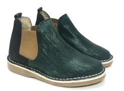 Sonatina Green Shimmer Bootie Discount