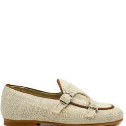 Sonatina Linen Double Monk Loafer Sale