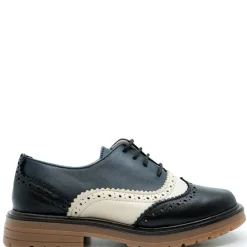 Sonatina Navy Cream Wingtip Oxford Outlet