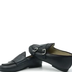 Sonatina Navy Double Monk Loafer Clearance