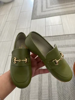 Sonatina Olive Buckle Loafer Fashion