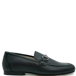 Spain+Co Black Pebbled Buckle Dress Shoe Fashion