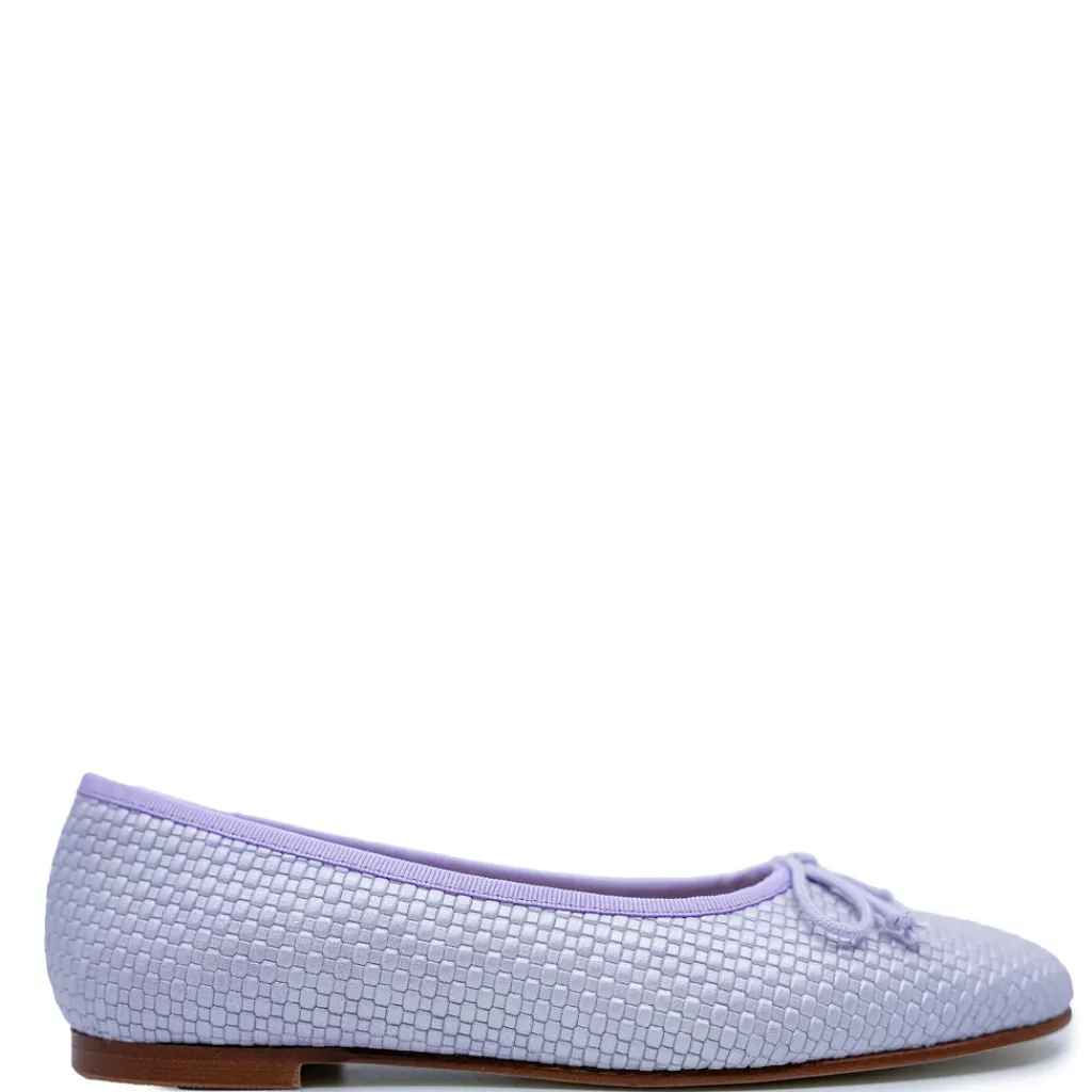 Spain+Co Lilac Basketweave Ballet Flat Outlet