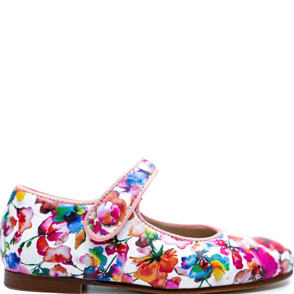 Spain+Co Multi Floral Mary Jane Fashion