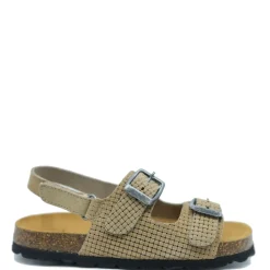 Tocoto Vintage Tocoto Beige Weave Buckle Sandal New