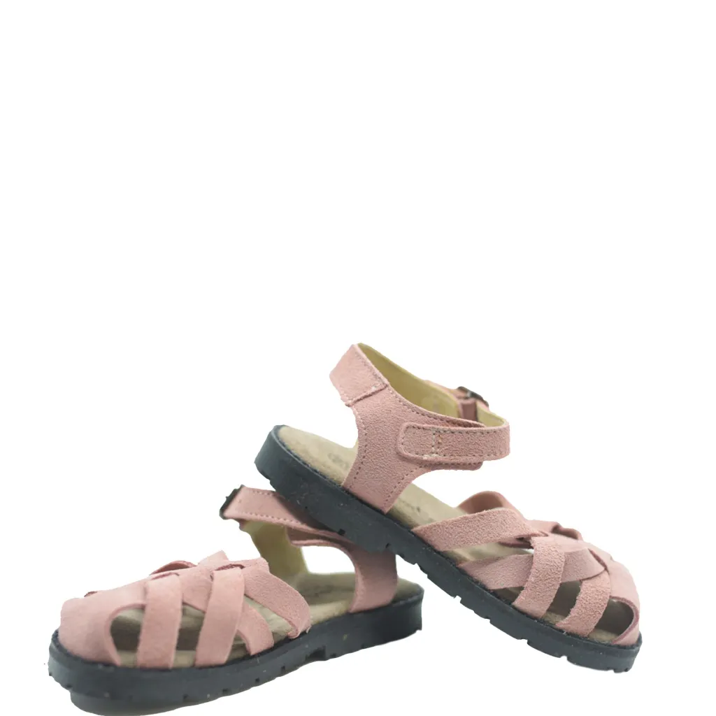 Tocoto Vintage Tocoto Pink Nubok Gladiator Sandal Best