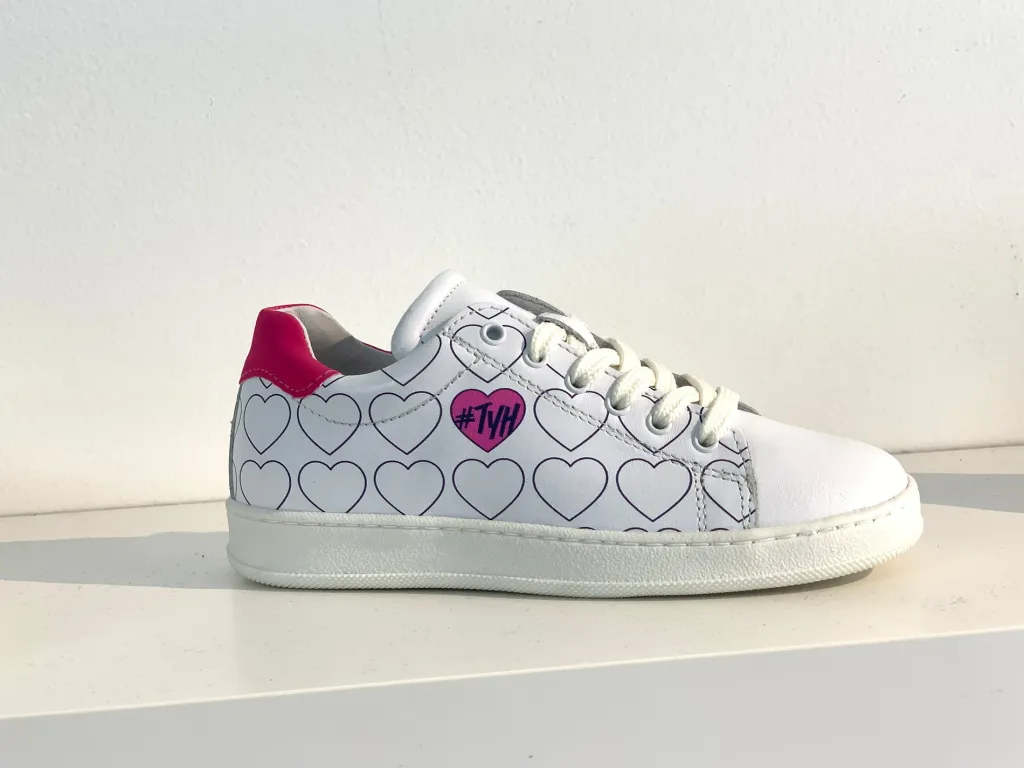 Tassel Children Shoes TYH x Tassel Heart Lace Up Sneaker Fashion