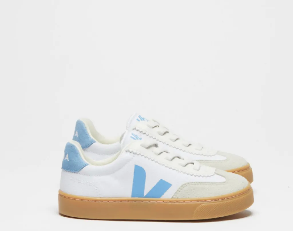 Veja Aqua White Elastic Sneaker Outlet
