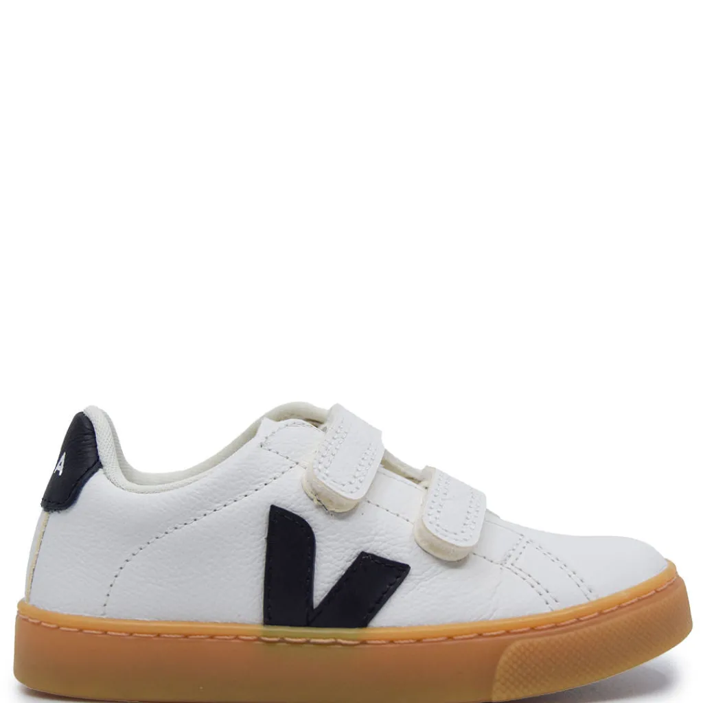Veja Extra White and Black Velcro Sneaker Outlet
