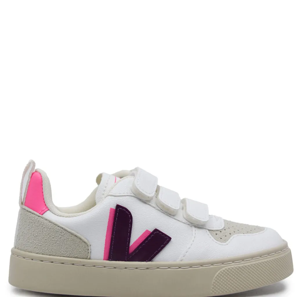 Veja Magenta Velcro Sneaker New