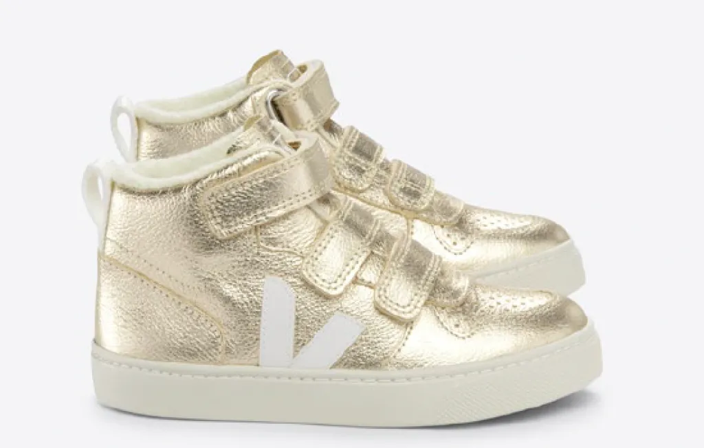 Veja Platine Fur Lined Hi Top Sneaker Discount