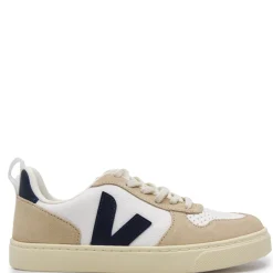 Veja White and Navy V10 Sneaker Discount