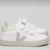 Veja White Natural Velcro Sneaker Online