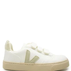 Veja White Natural Velcro Sneaker Online