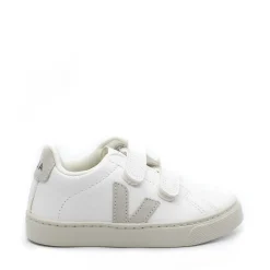 Veja White Natural Velcro Sneaker Sale