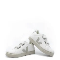 Veja White Natural Velcro Sneaker Sale