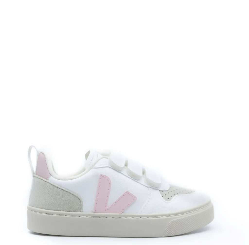 Veja White Petale Velcro Sneaker New