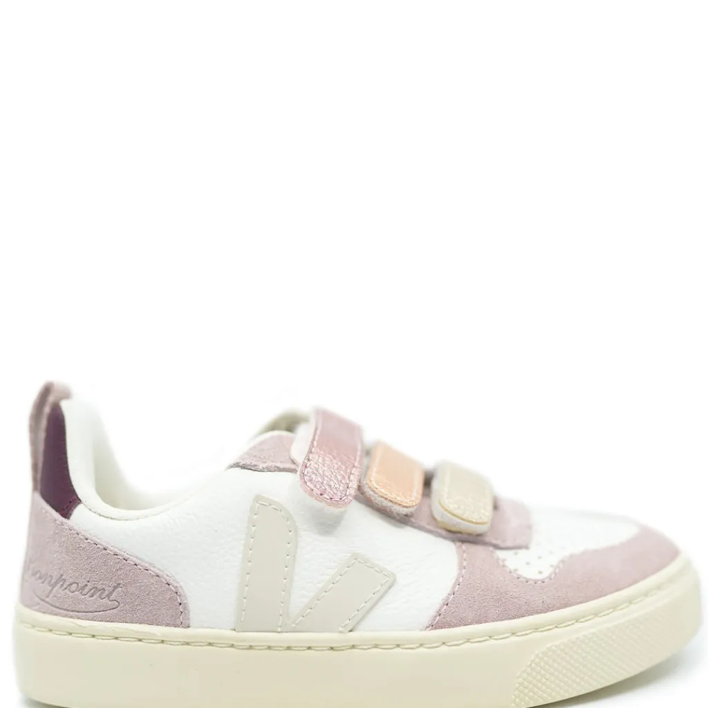 Veja x Bonpoint Pink Metallic Velcro Sneaker Outlet